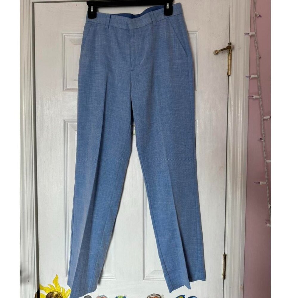 Izod English Blue Stretch Oxford Dress Pants 💙